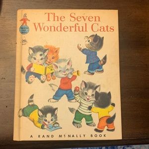 Vintage book - The Seven Wonderful Cats
